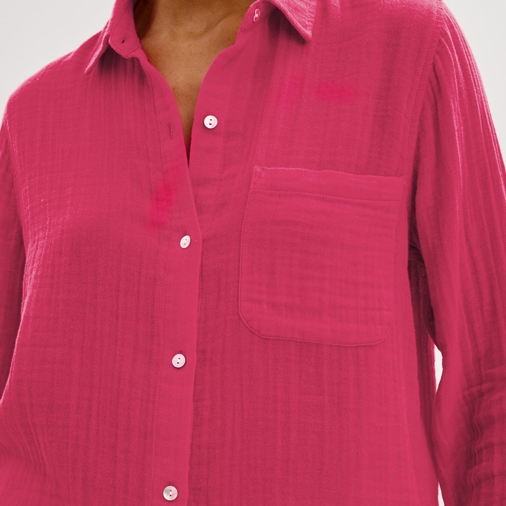 Rails Pink Button-Up Shirt - Picture 6 of 8